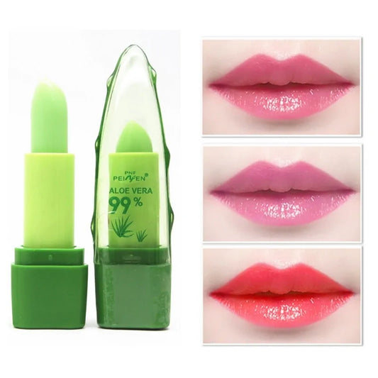 Natural Aloe Vera Temperature Color-Changing Lip Balm