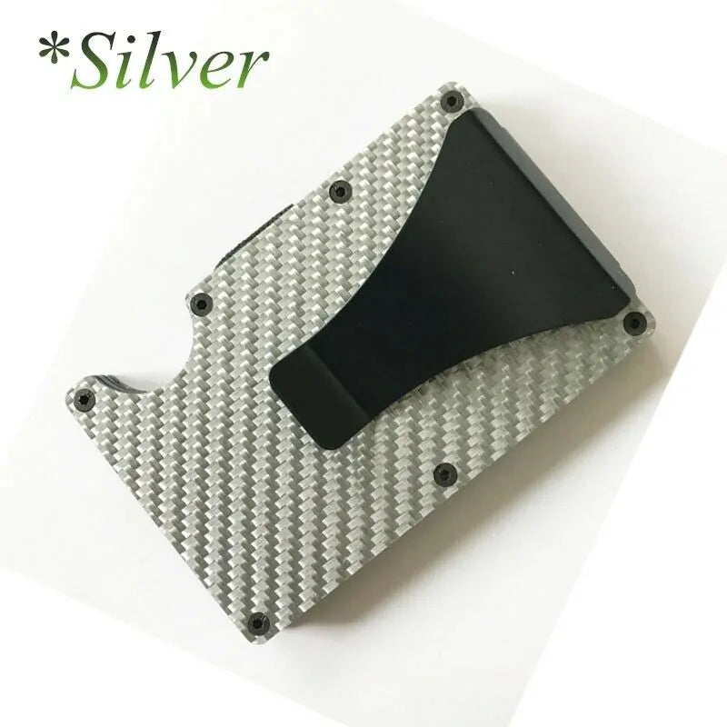 Men's Stainless Steel Elastic Band Wallet