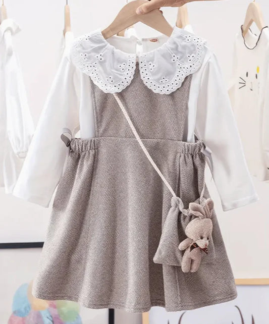 Spring And Autumn New Children Dress