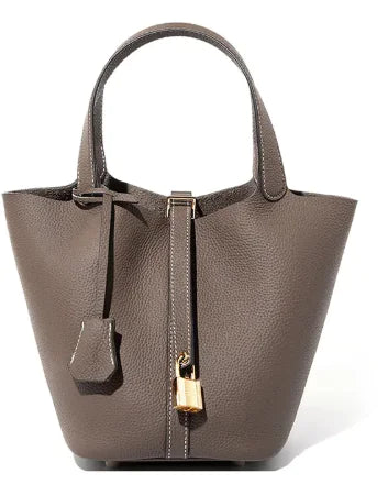 Basket Leather Handbag