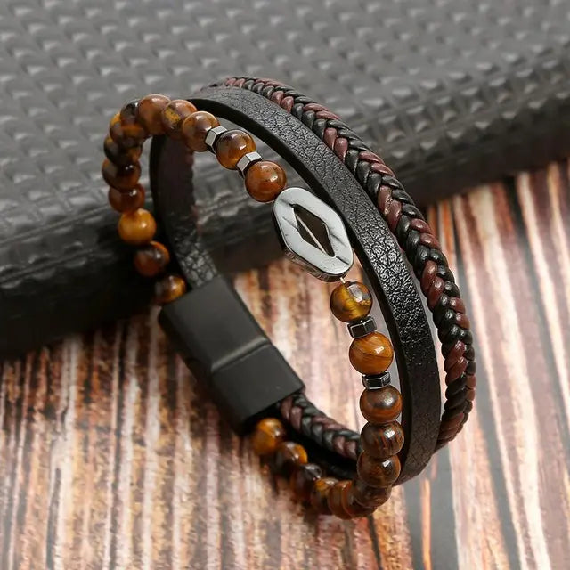 Men's Leather Bracelet