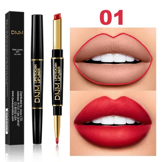 Double Ended Matte Lipstick Long Lasting Wateproof Lipsticks