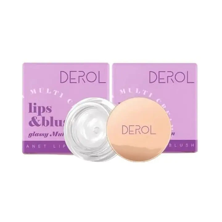 Derol Lips & Blush - Natural Color for Lips and Face - 3pcs