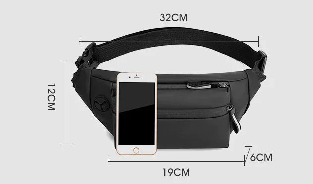 Waterproof Man Waist  Fanny Pack