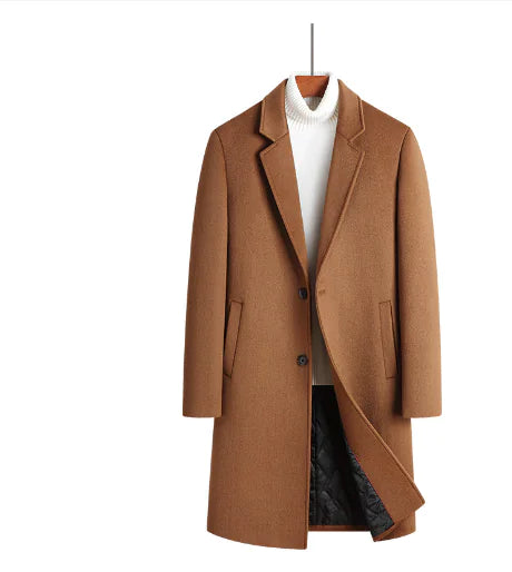 Men's Wool Trench Coat