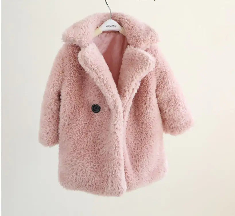 Kids Fur Coat In Autumn And Winter Coat