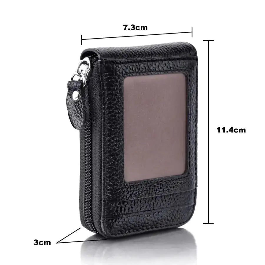 Men's Compact Wallet BG124 with RFID-blocking technology