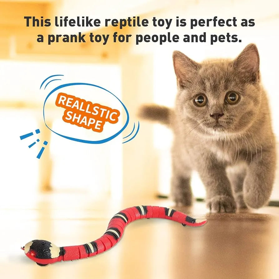 Smart Sensing Interactive Pet Snake Toy