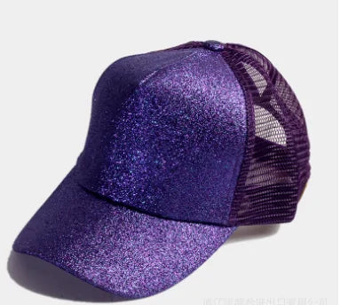 Glitter Ponytail Baseball Cap