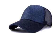 Glitter Ponytail Baseball Cap