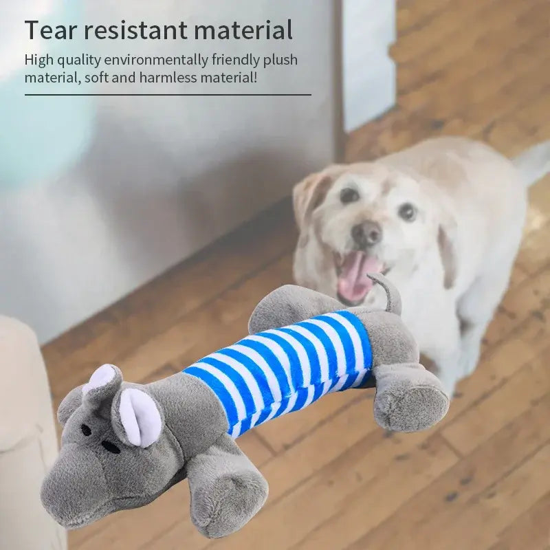 Squeak Plush Toy for Pets - chew/tear-resistant material