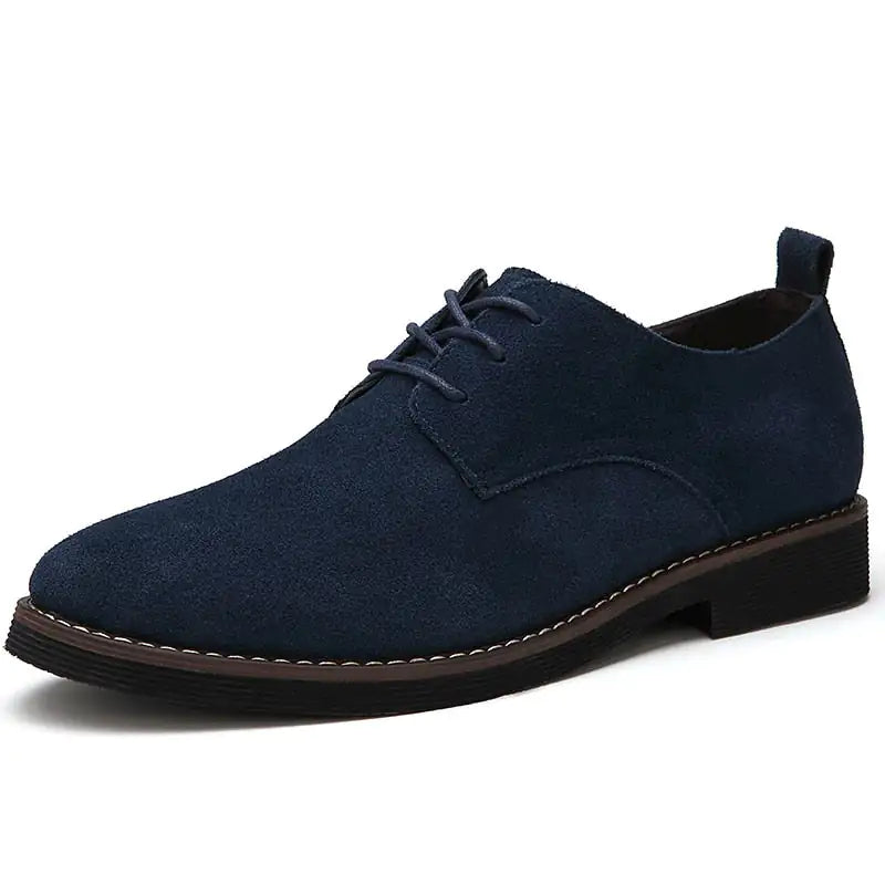 The Roxida - Suede Leather Oxford Shoes For Men