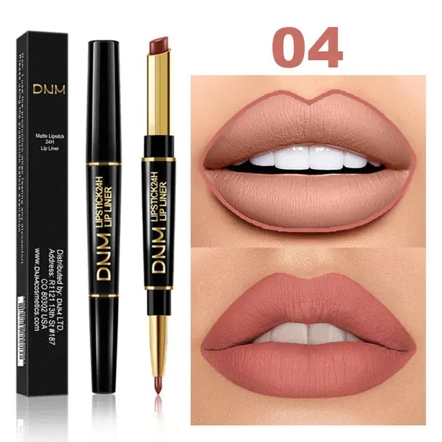 Double Ended Matte Lipstick Long Lasting Wateproof Lipsticks