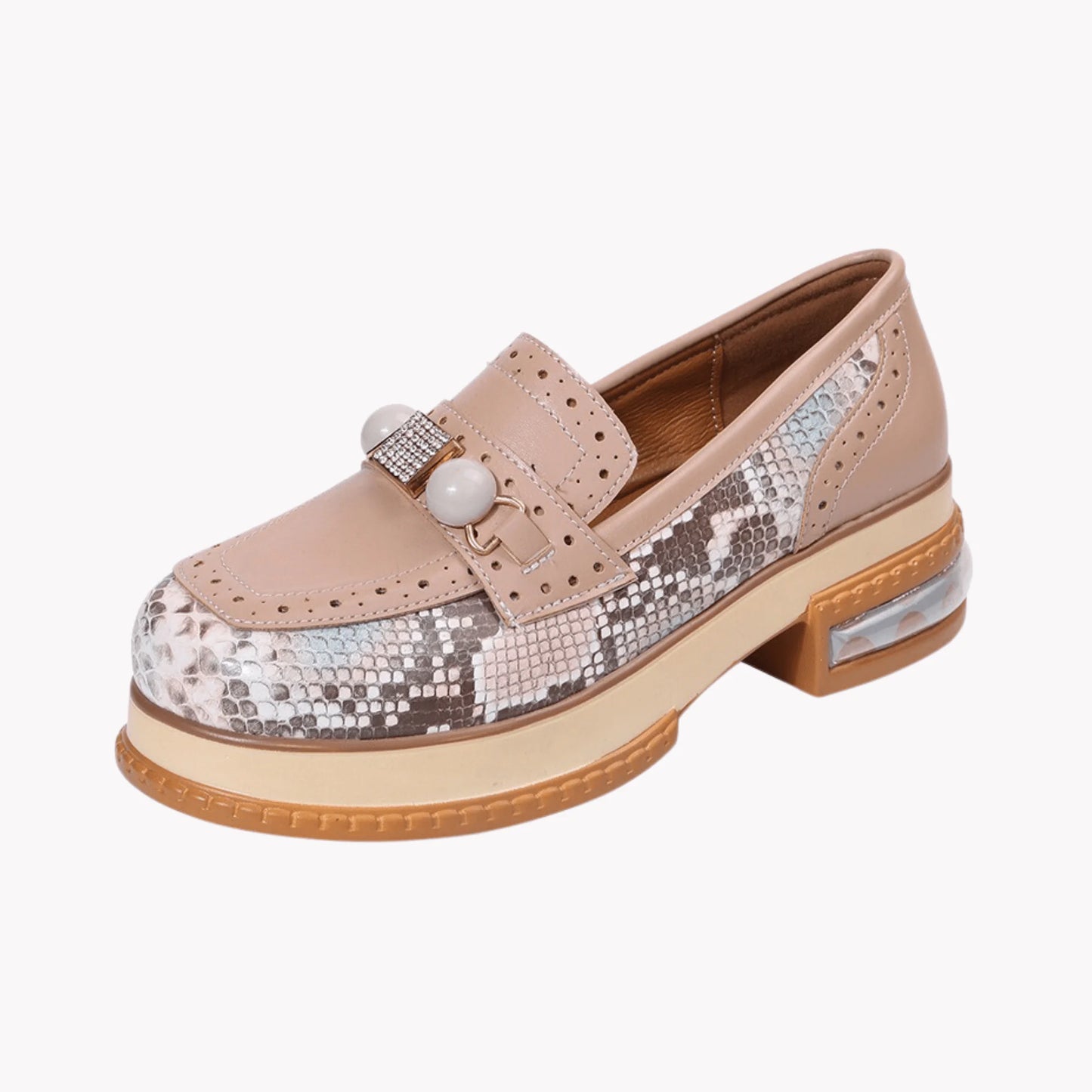 women's Beaded Snake Casual Shoes