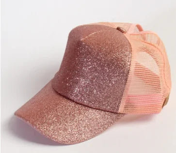 Glitter Ponytail Baseball Cap