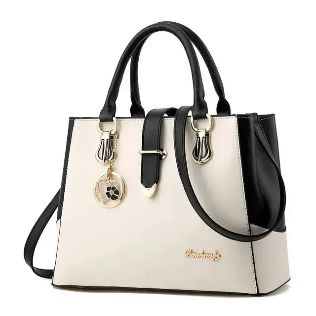 Women's Contrast Simple One Shoulder Handbag