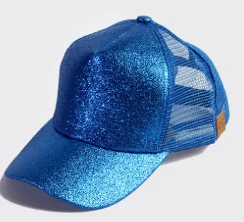 Glitter Ponytail Baseball Cap