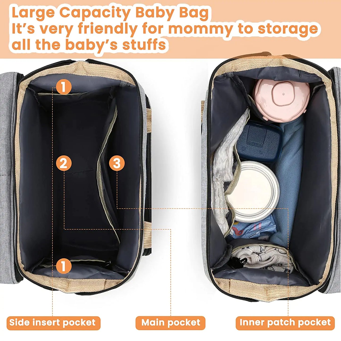 Portable Baby bag Bed