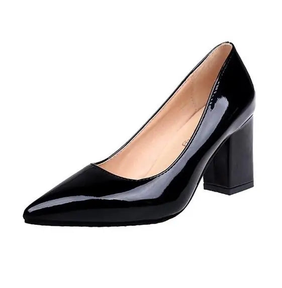 Mid Heel Pointed Toe Shoes