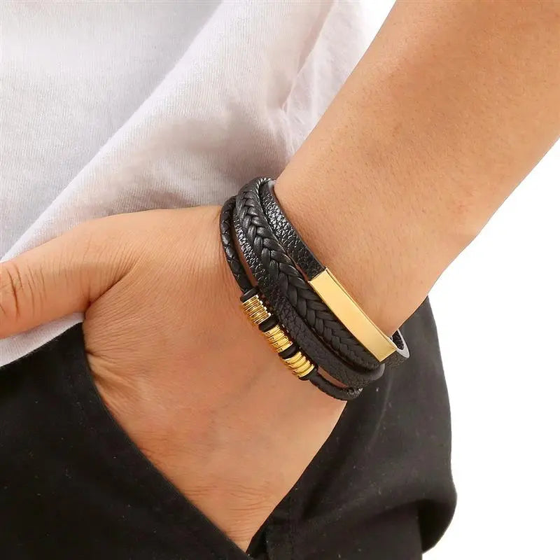 Men's Leather Bracelet