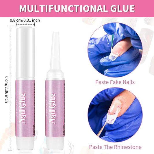 Nail Glue for Acrylic Nails 20Pcs