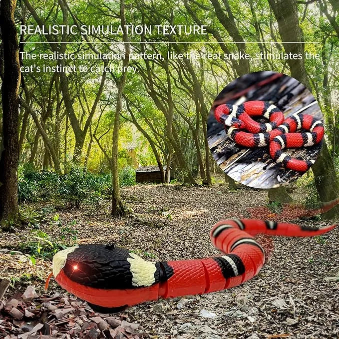 Smart Sensing Interactive Pet Snake Toy