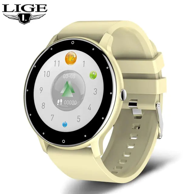 Full Touch Screen Sport Fitness Watch - Waterproof