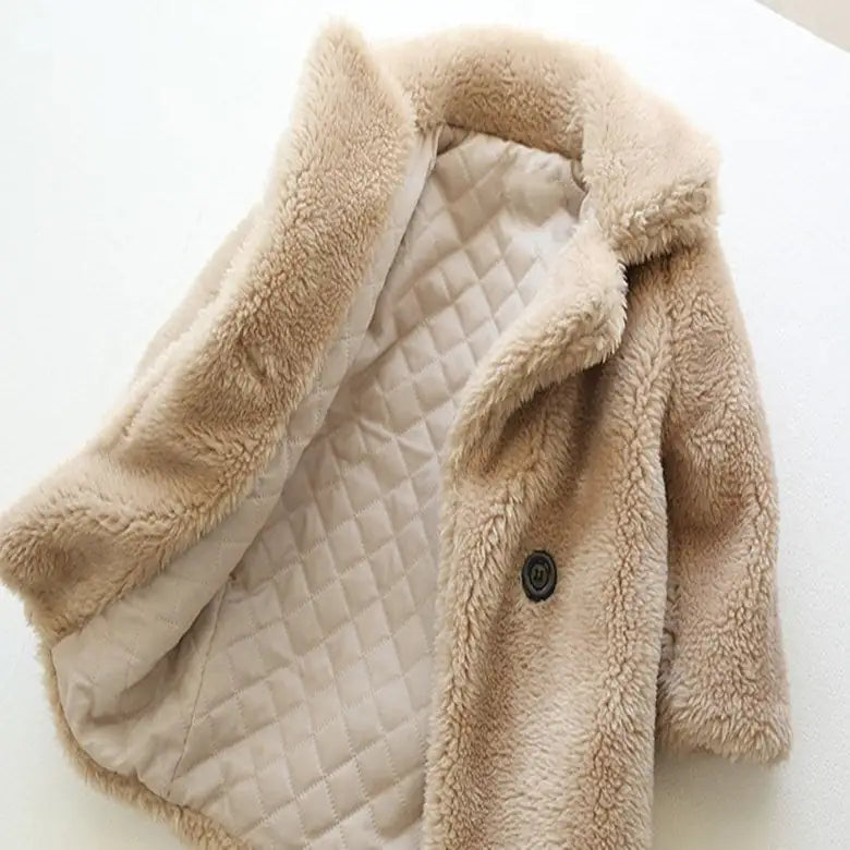 Kids Fur Coat In Autumn And Winter Coat