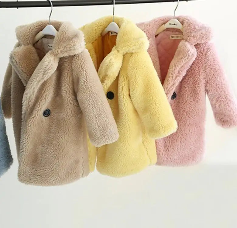 Kids Fur Coat In Autumn And Winter Coat