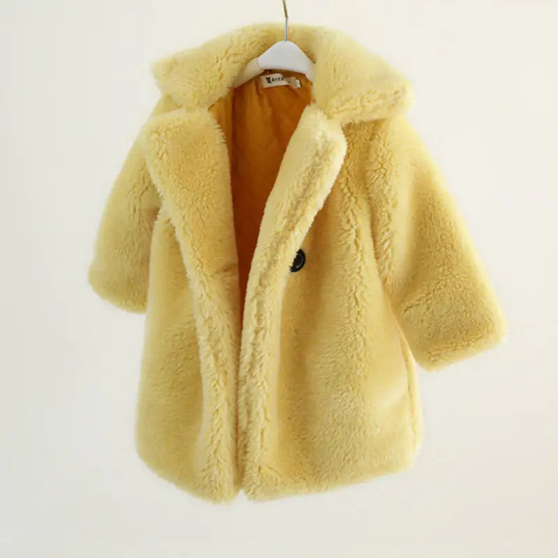 Kids Fur Coat In Autumn And Winter Coat