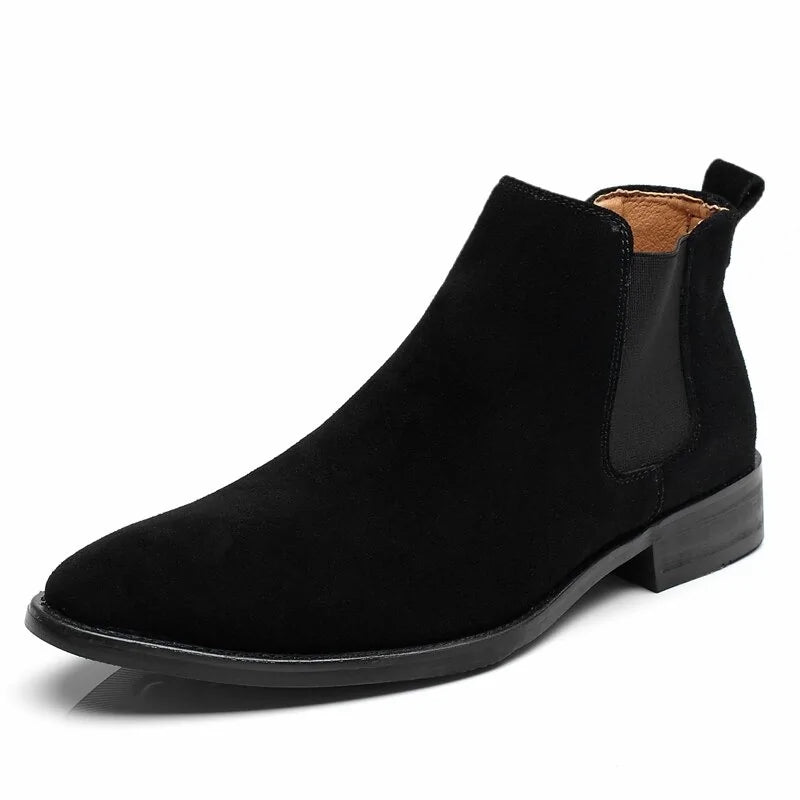 Men's Suede Chelsea Boots