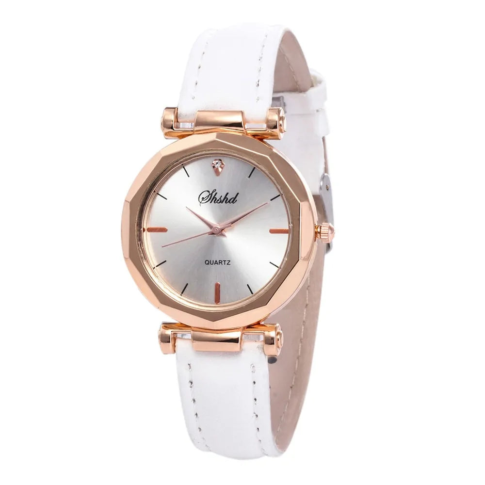 Fashion Women Leather Casual Watch