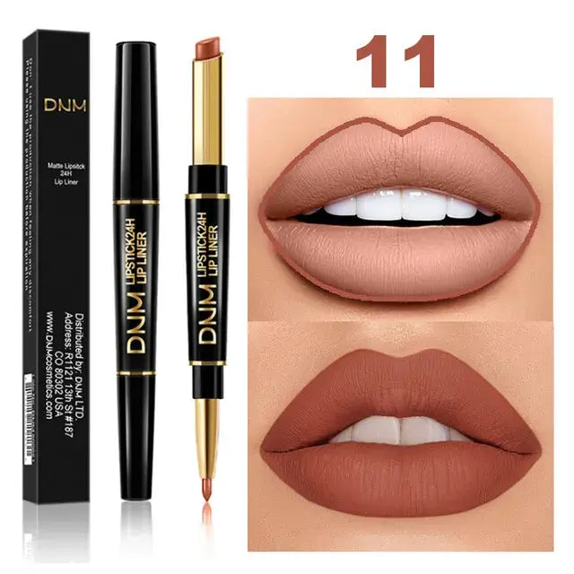 Double Ended Matte Lipstick Long Lasting Wateproof Lipsticks