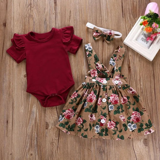 Baby Girl 3 piece Clothes Set