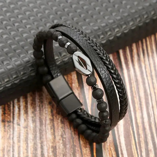 Men's Leather Bracelet