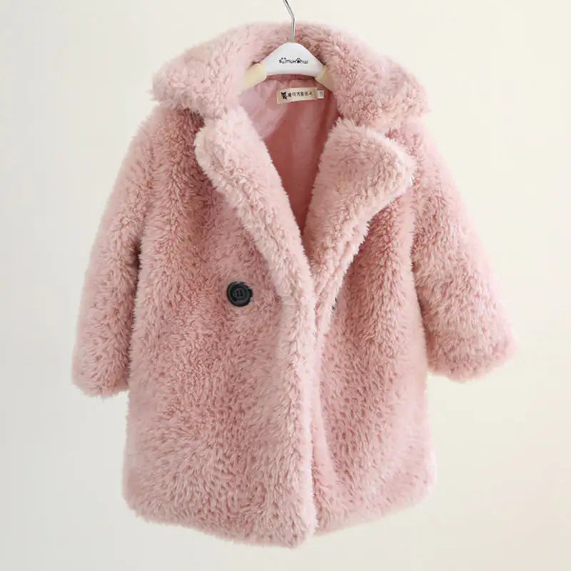 Kids Fur Coat In Autumn And Winter Coat