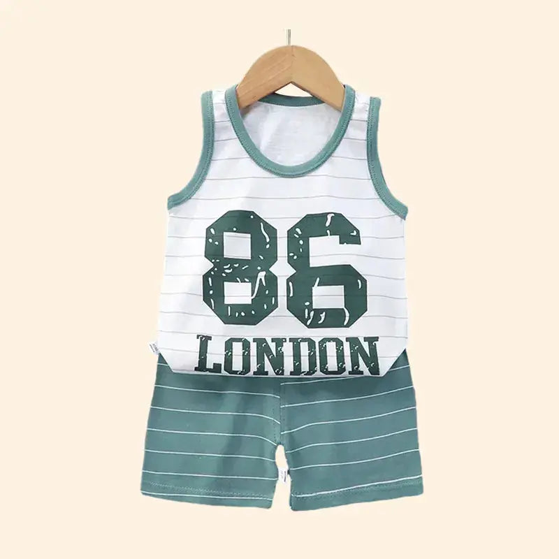 Children's Summer Clothing Sets - T-shirts and shorts